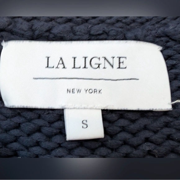 La Ligne Mini Marina Navy w/ Ivory Striped Sweater - Picture 5 of 9